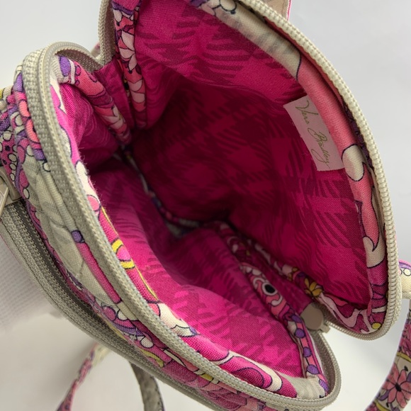 Vera Bradley Crossbody Bag Pink & Gray - Picture 9 of 9